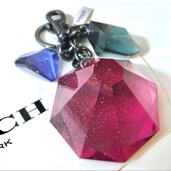 💎 Coach Disney Gem Keychain Bag Charm NWT - Picture 4 of 8